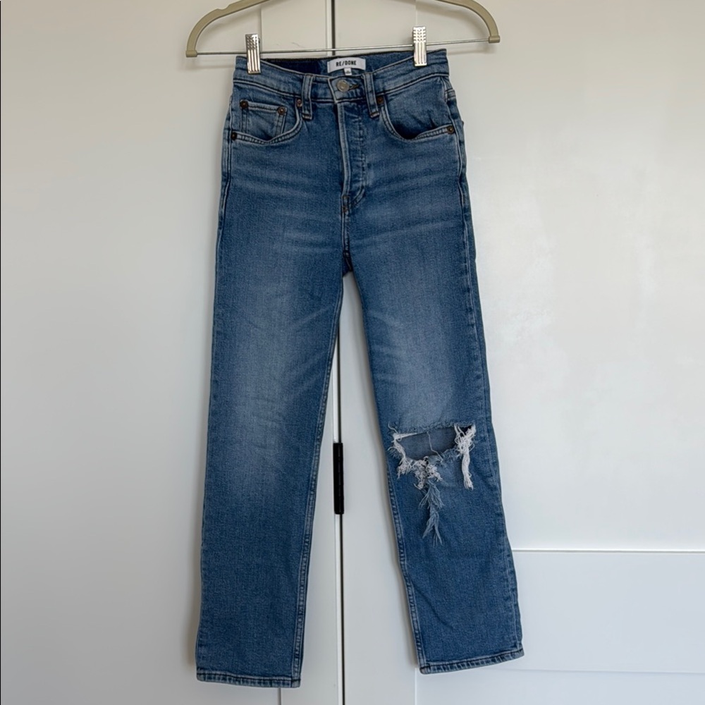 Blue Distressed Jeans